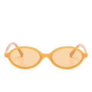 NWT Miu Miu oval orange sunglasses
